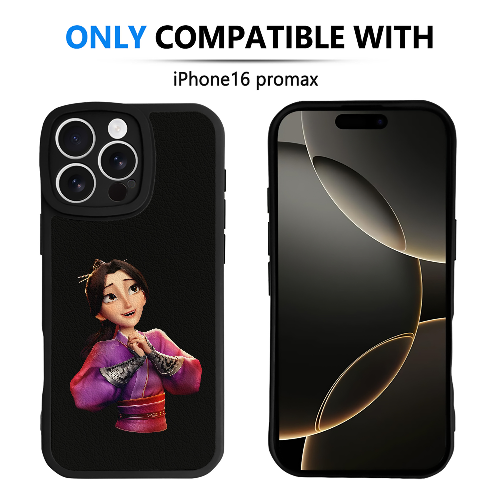 （画像用） Ne Zha 2 ナタ 魔童の大暴れ 【iPhone 16シリーズ対応】シリコンスマホケース（レザー調） 材質：シリコン